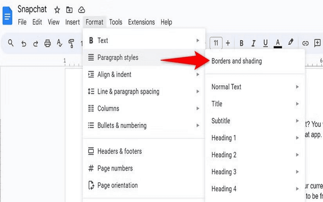 Using Paragraph Styles