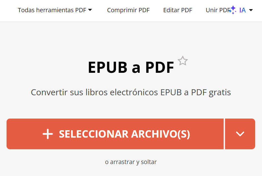 Utilice herramientas para convertir formatos