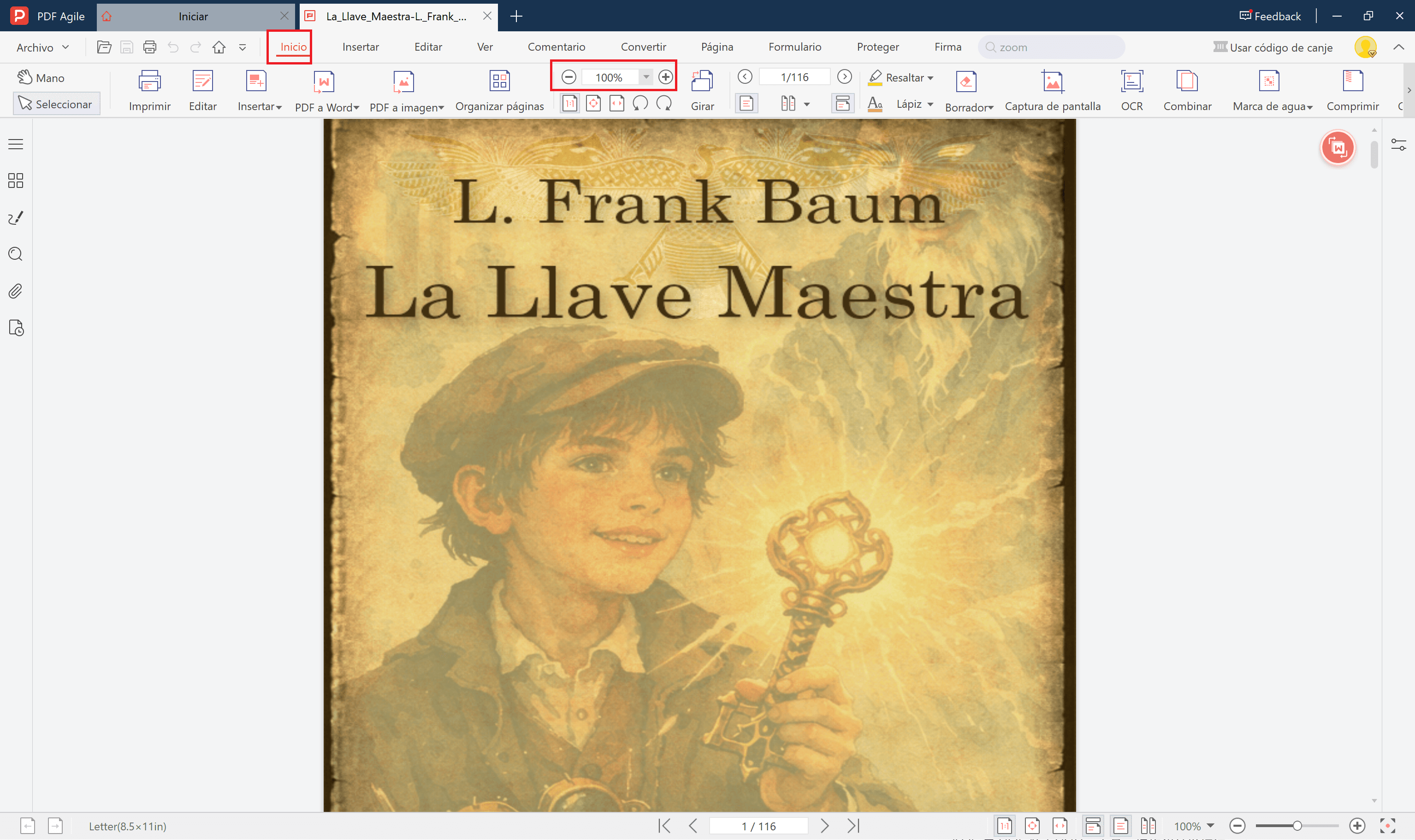 Utilizar las herramientas de lectura de PDF Agile Zoom