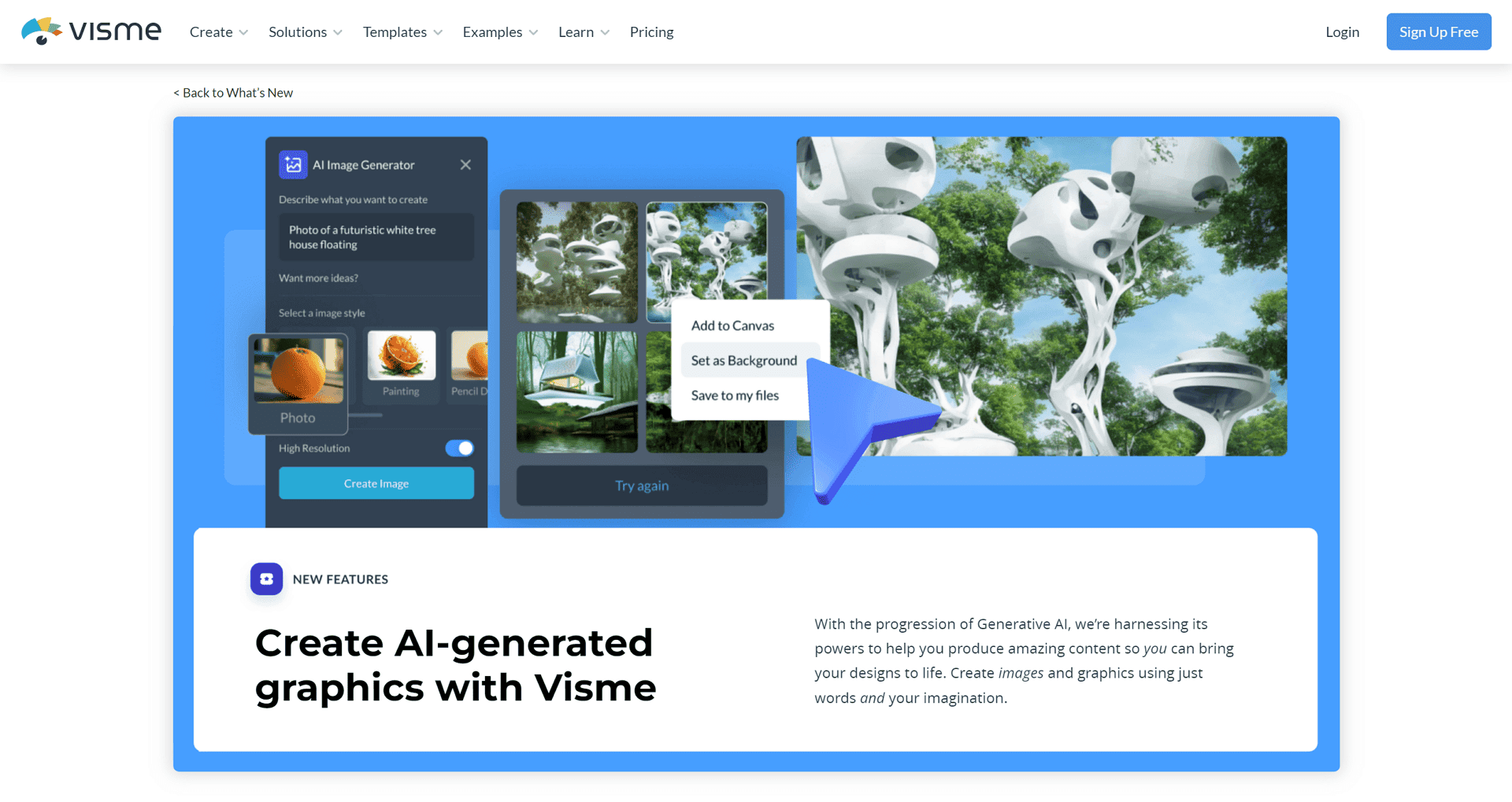 Visme - AI-Powered Infographic Maker