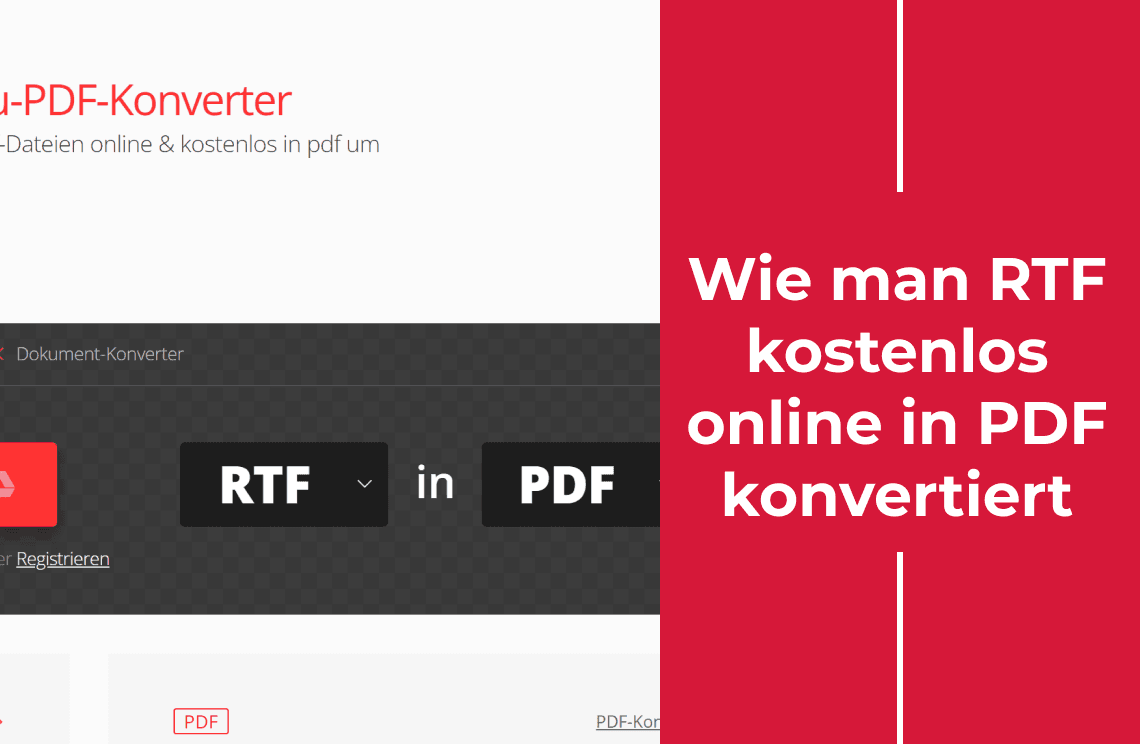 Wie man RTF kostenlos online in PDF konvertiert 1140x744