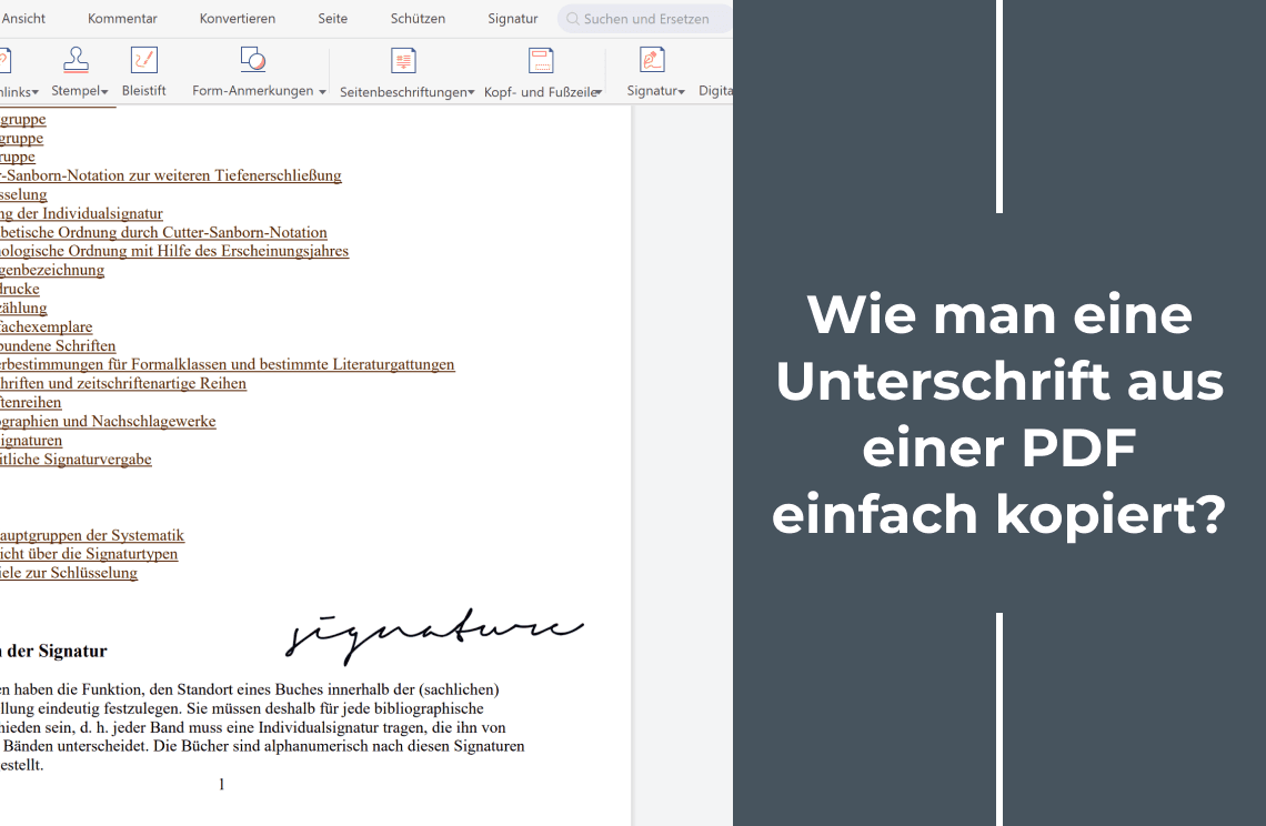 Wie man eine Unterschrift aus einer PDF einfach kopiert 1140x744