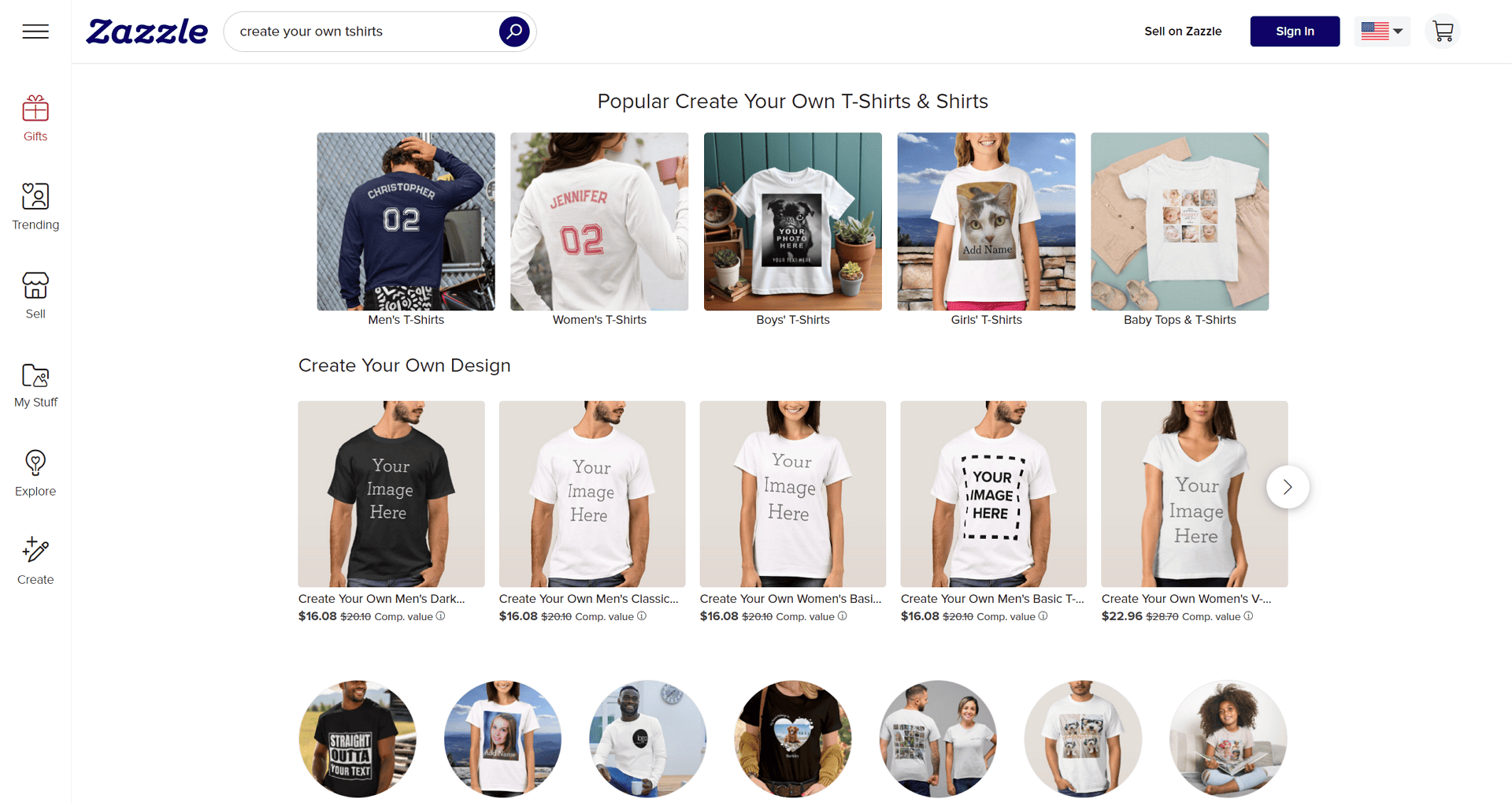 Zazzle T-Shirt Maker