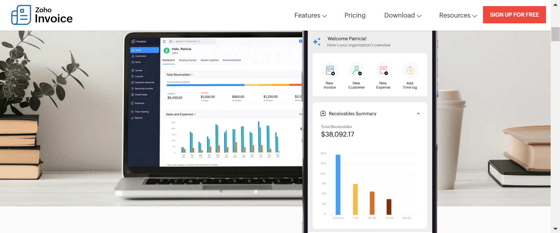 Zoho Invoice