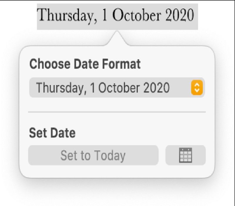 add date pdf mac