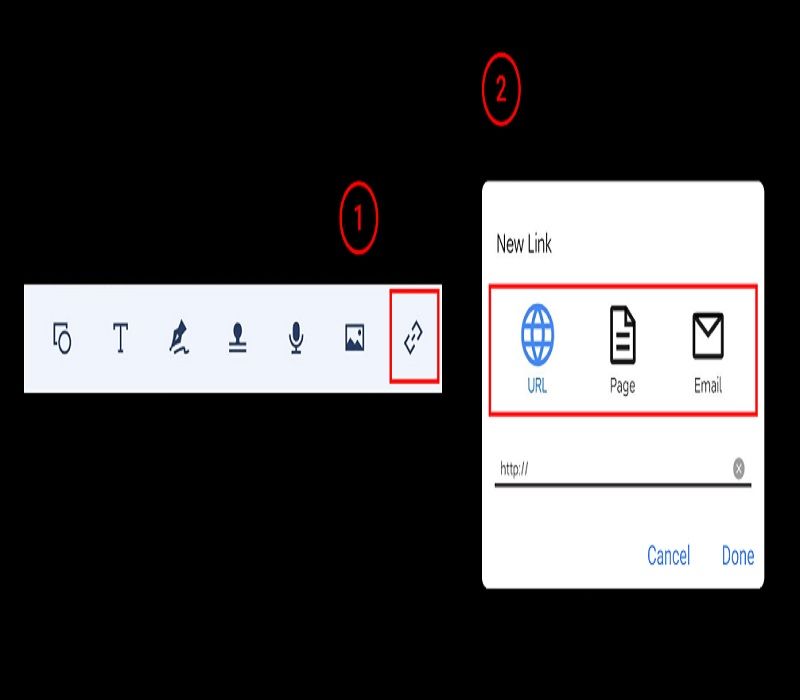 add hyperlink to pdf ios