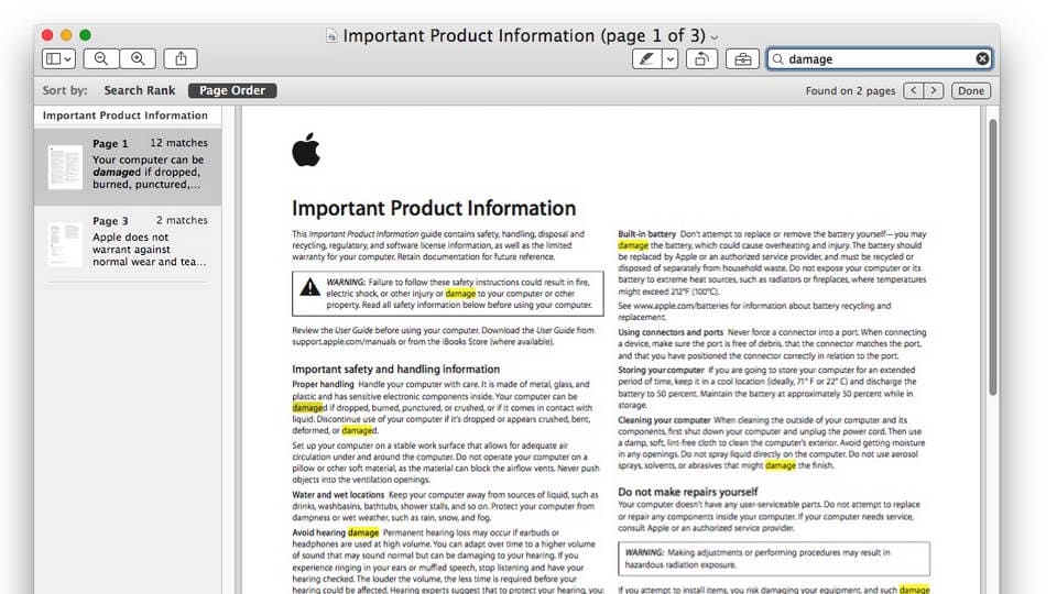 apple pdf reader