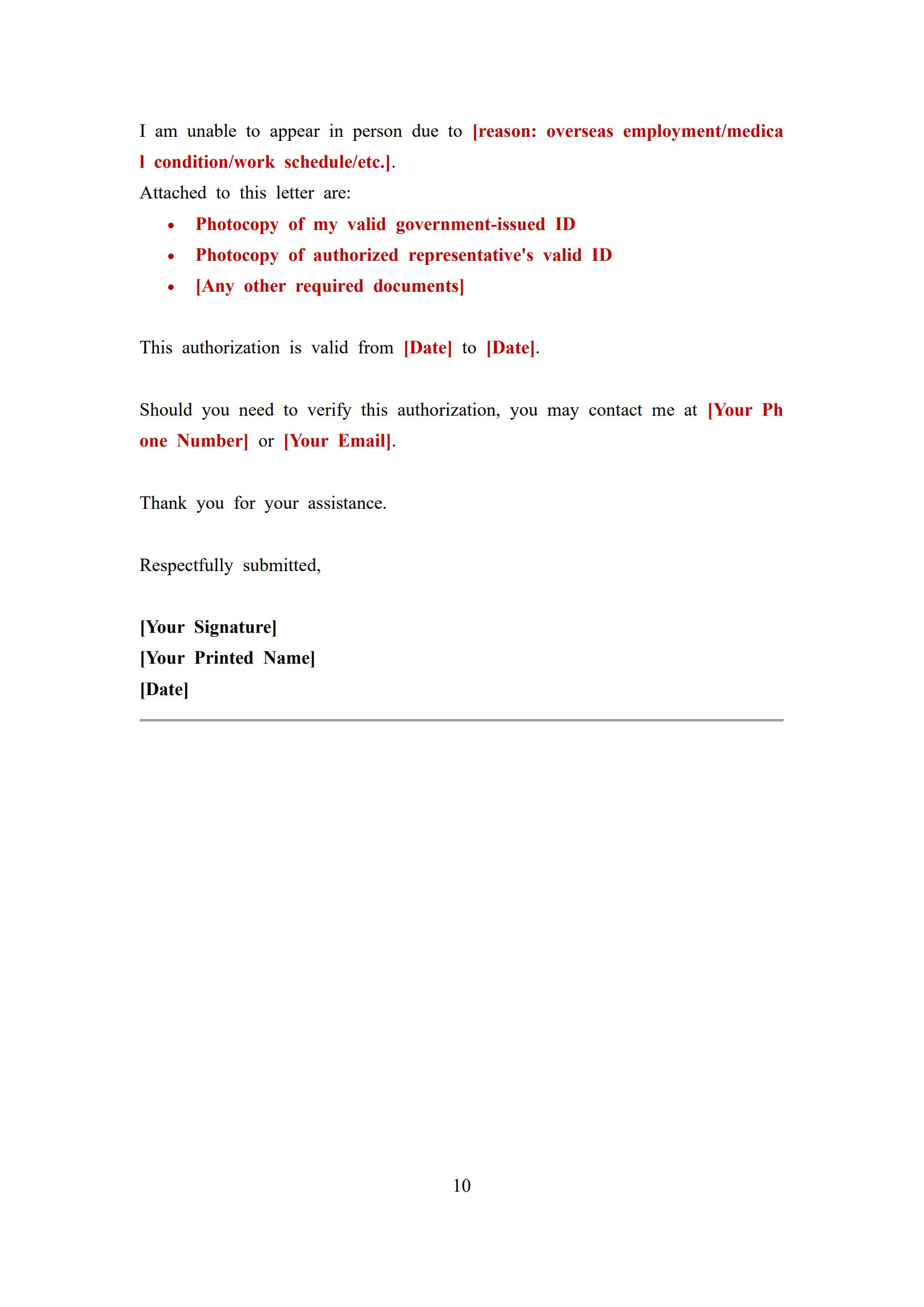 Authorization Letter Template to Collect Documents_10