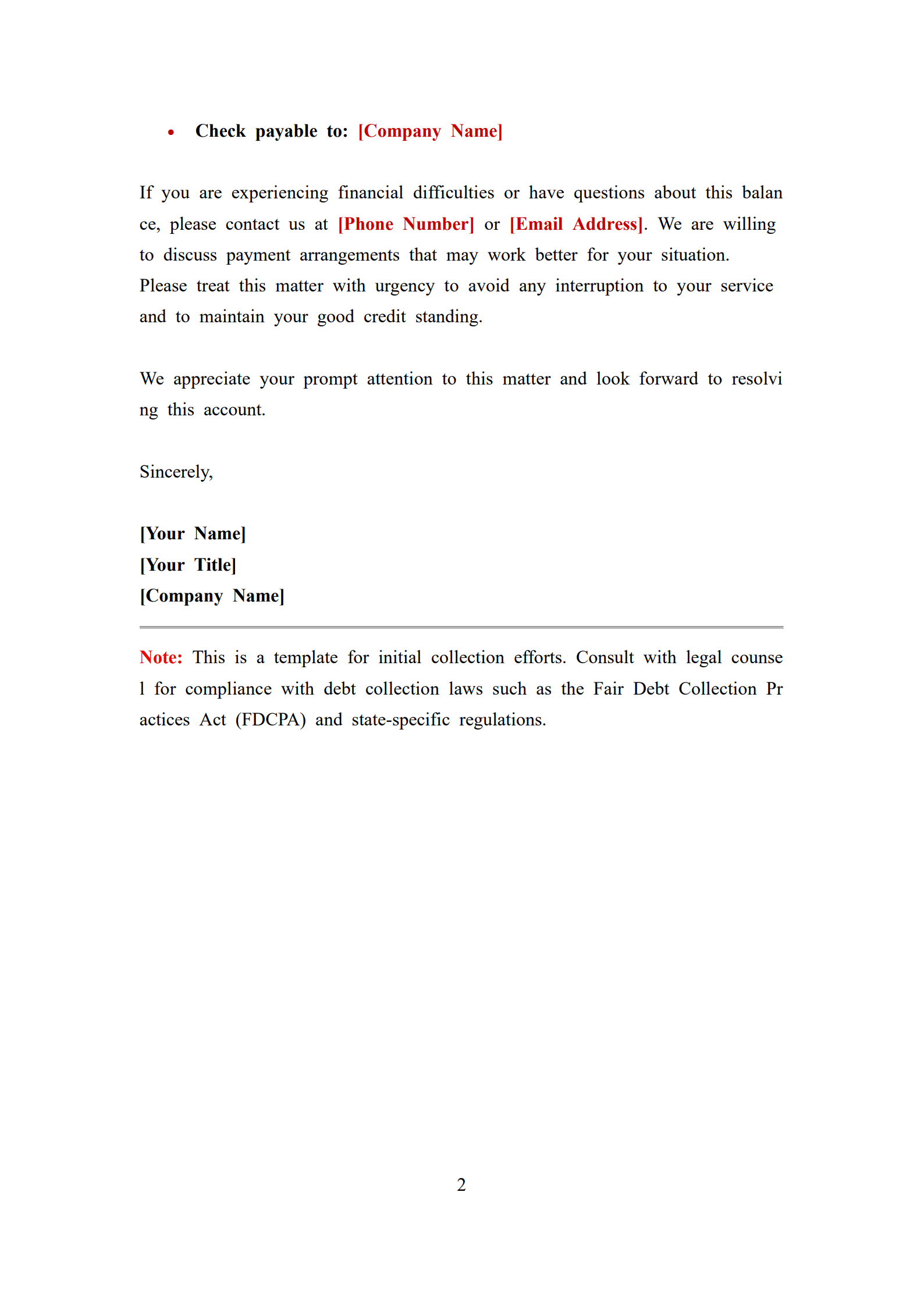 Collection Letter Template_2