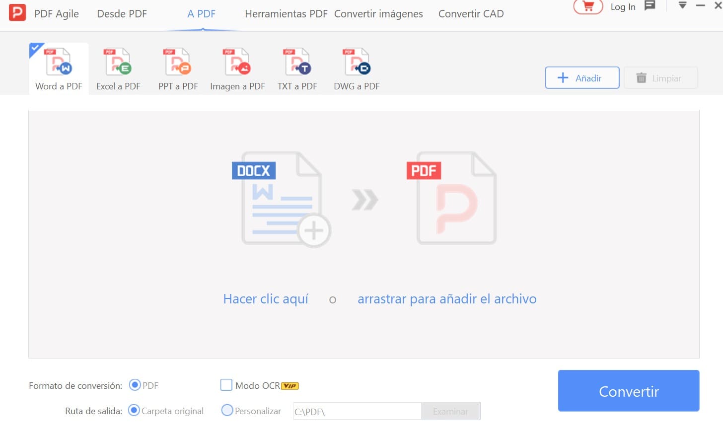 convertir word a PDF rellenable