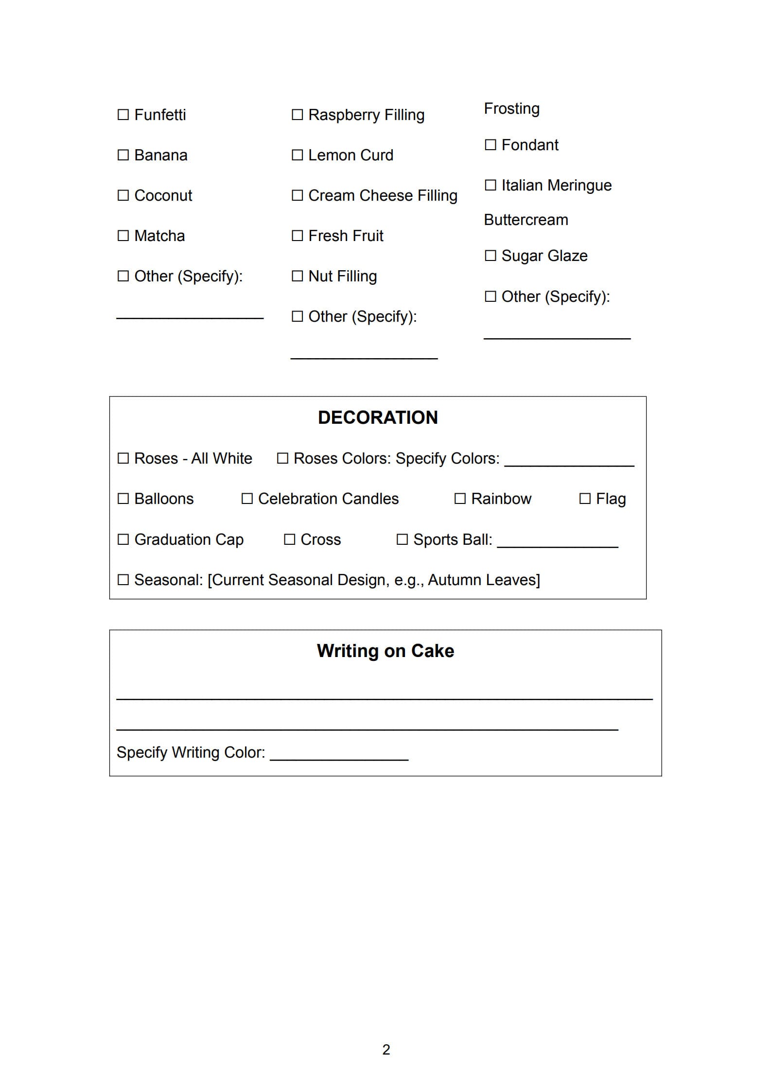 costco cake order form 2