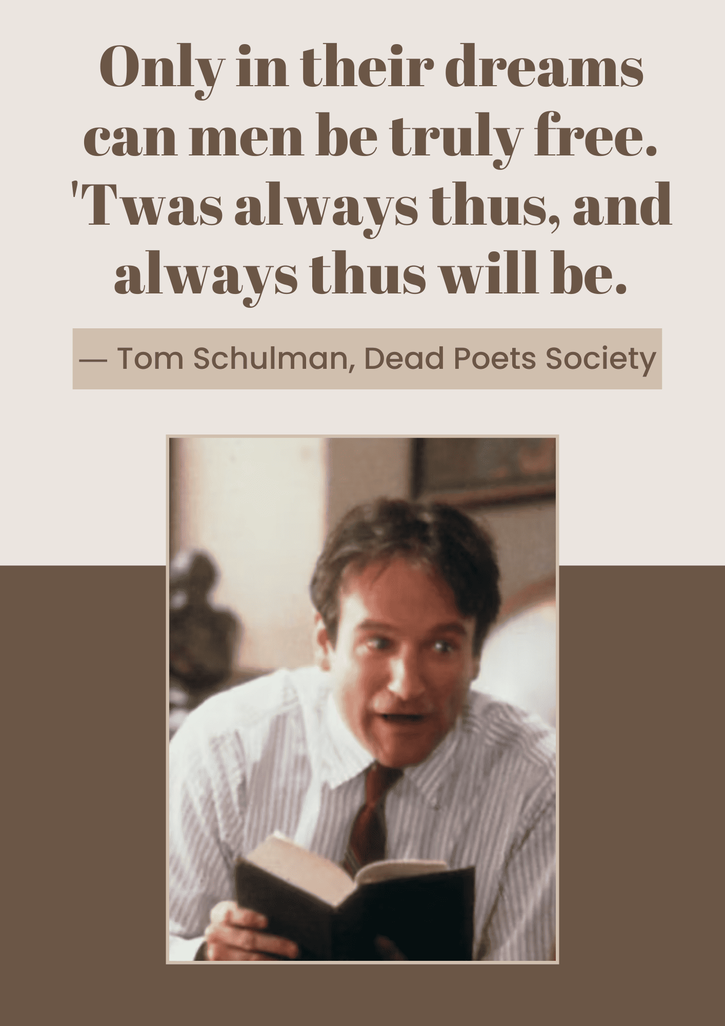 dead poets society art quote