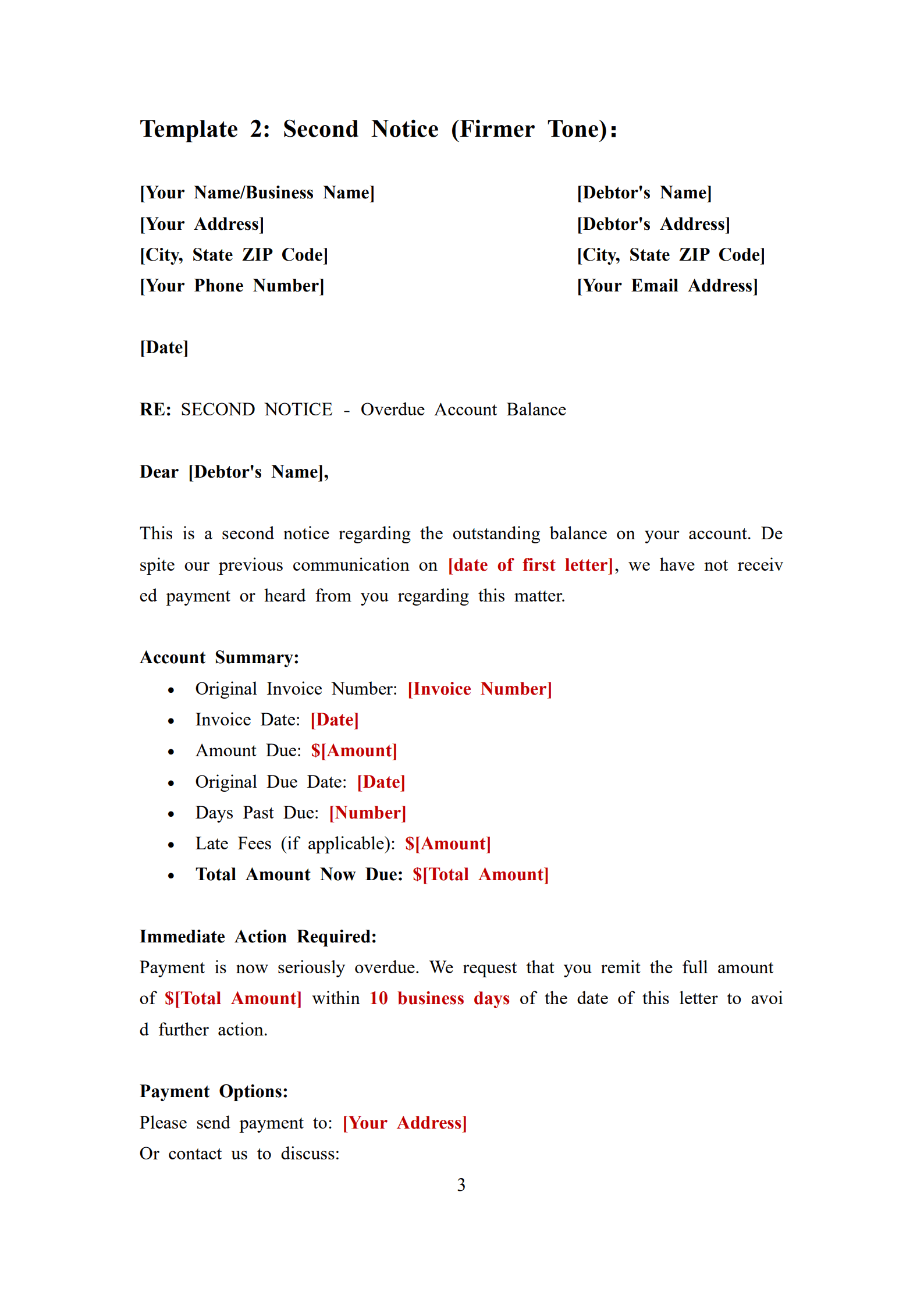 Debt Recovery Letter Templates_3