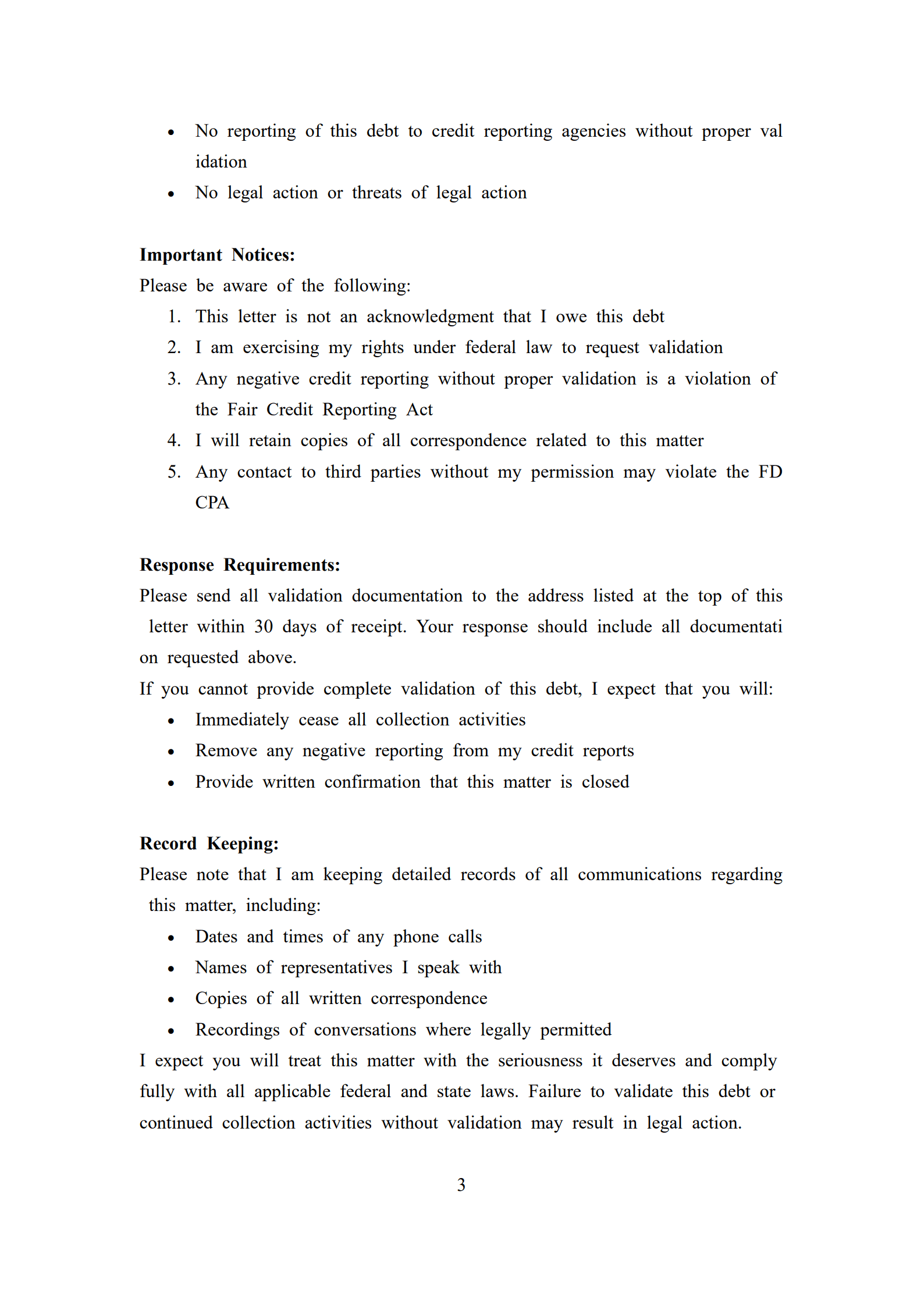 Debt Validation Letter Template_3