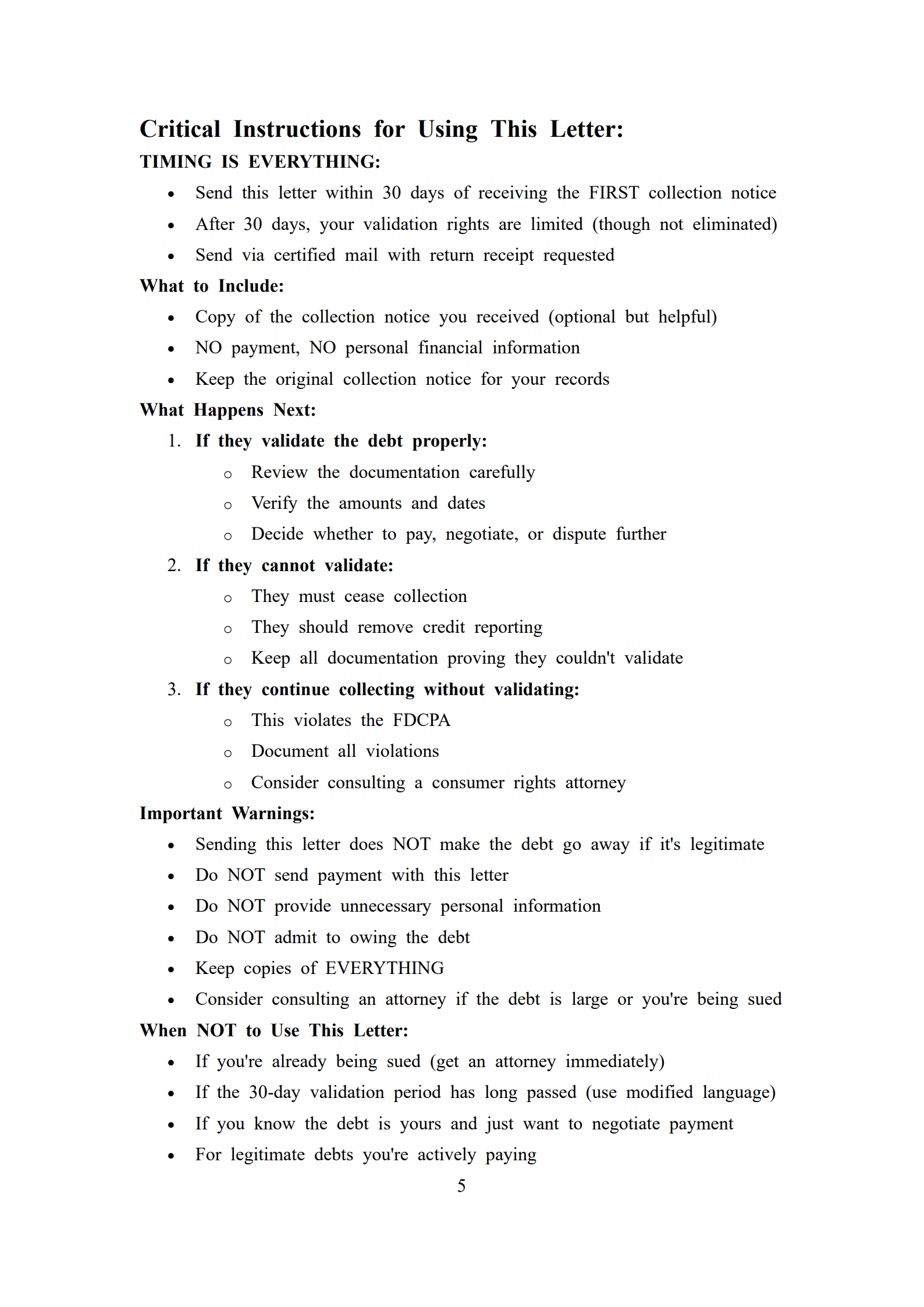 Debt Validation Letter Template_5