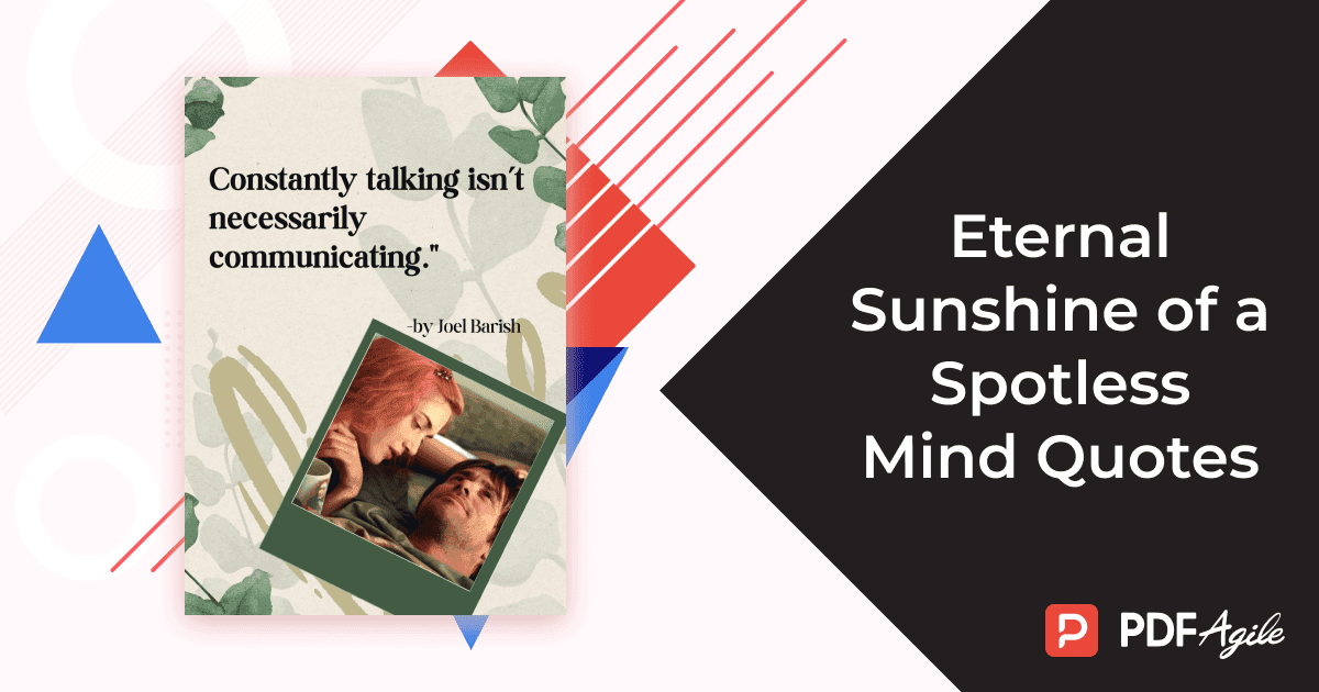 eternal sunshine of a spotless mind quotes