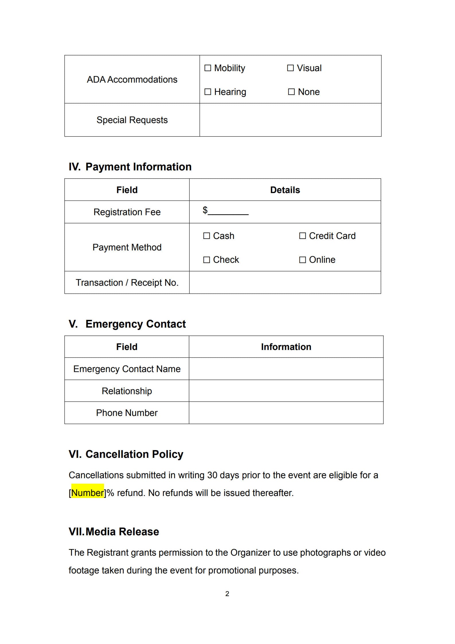 event registration form 2