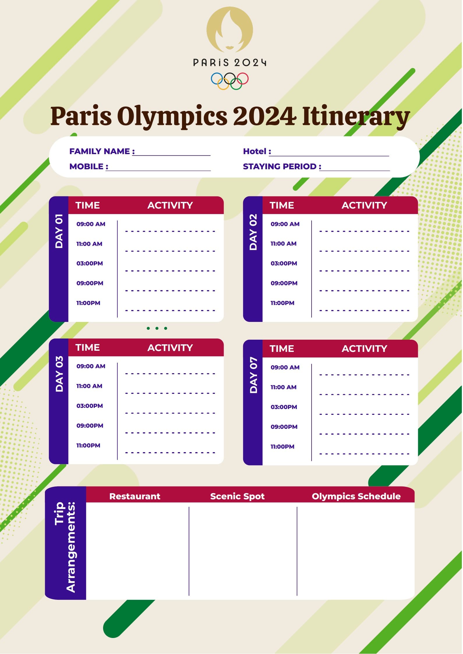 family-friendly paris olympics 2024 itinerary