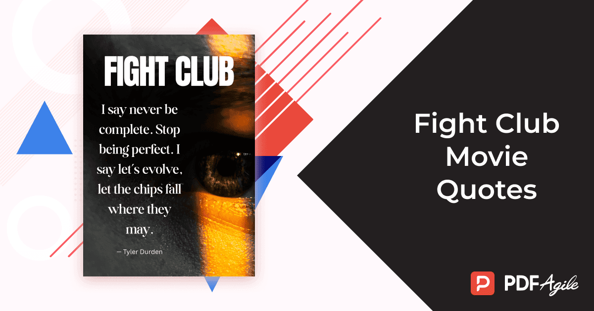 fight club movie quotes