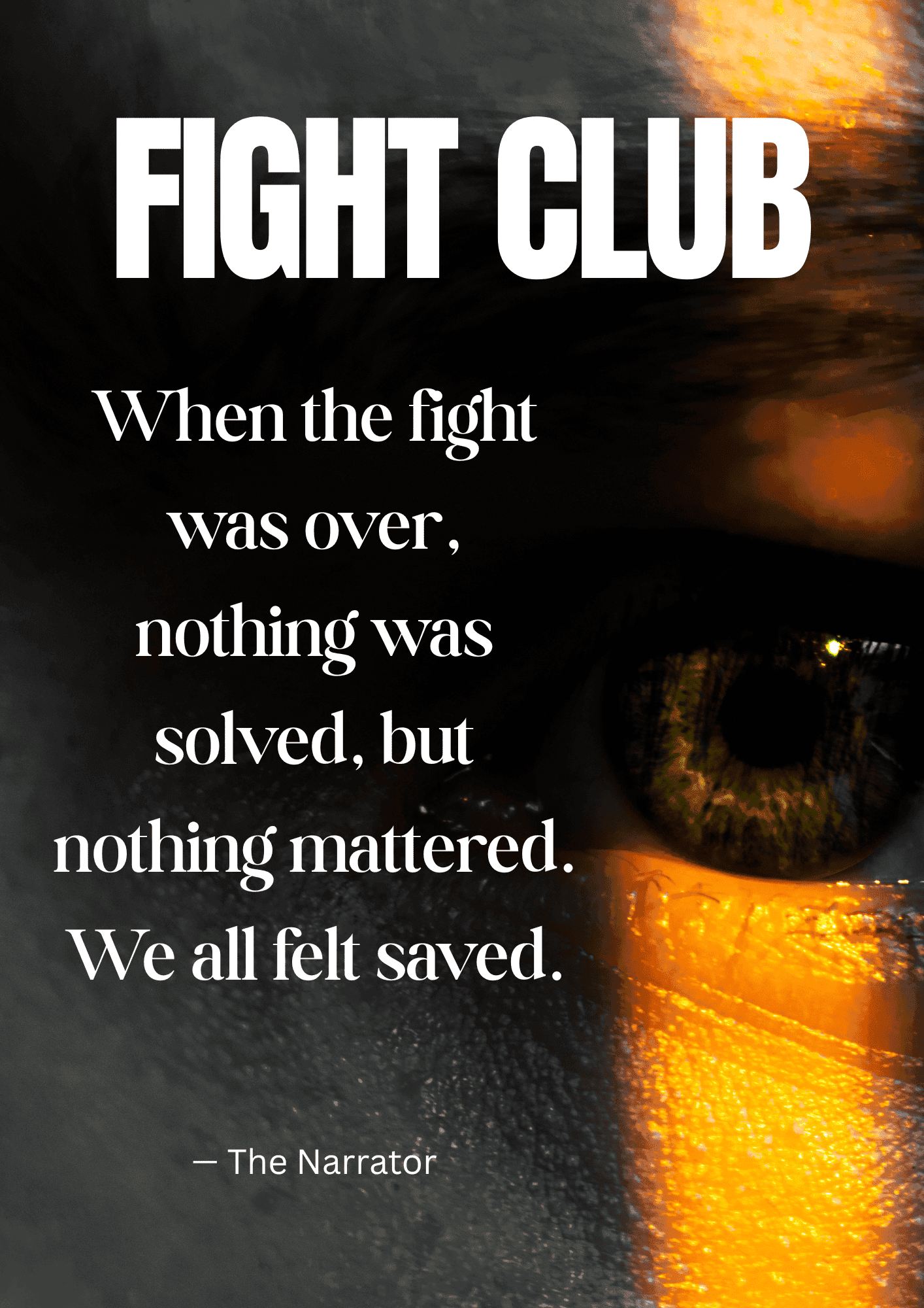 fight club saying
