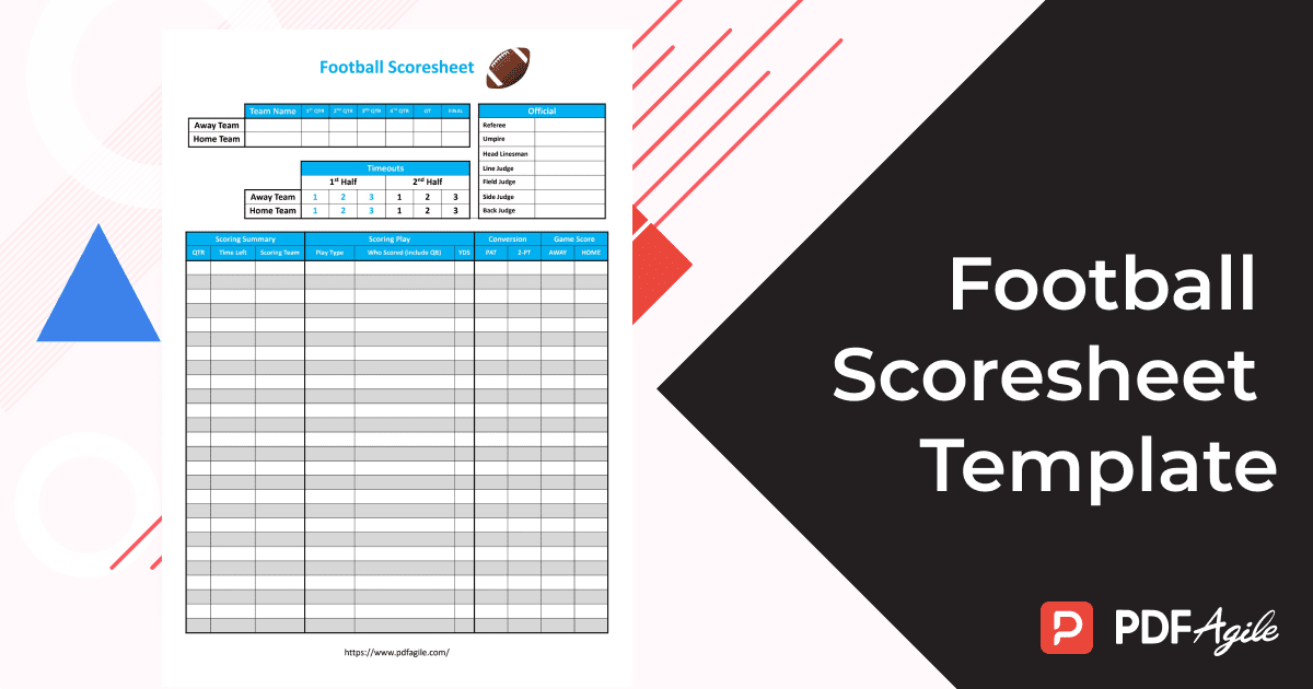 football scoresheet template