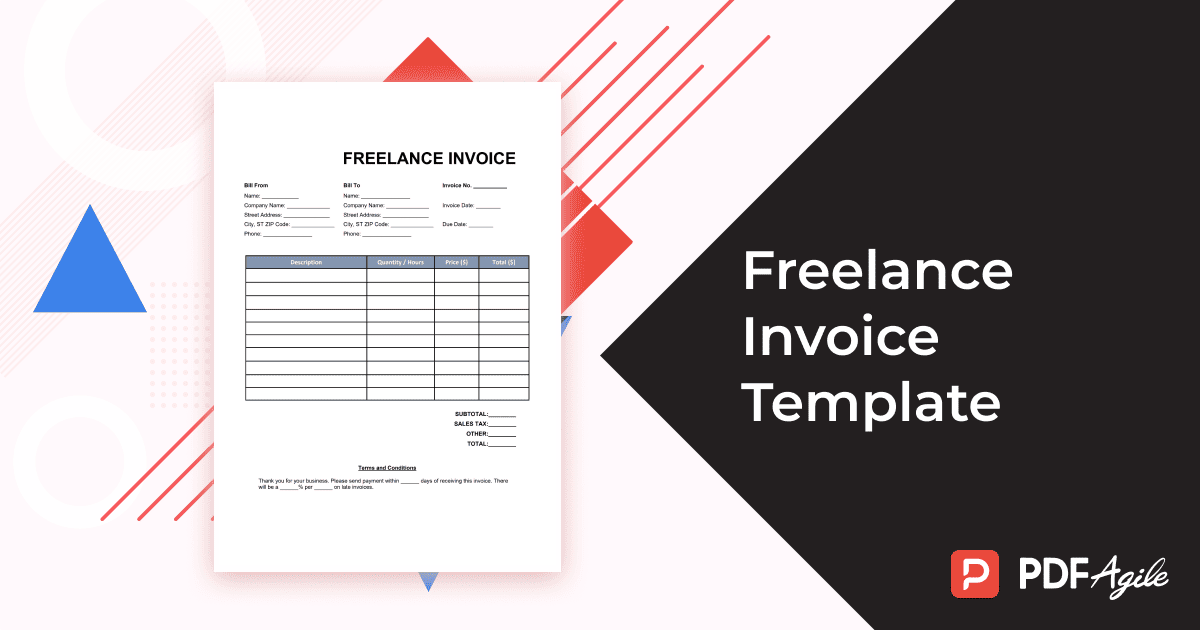 freelance invoice template
