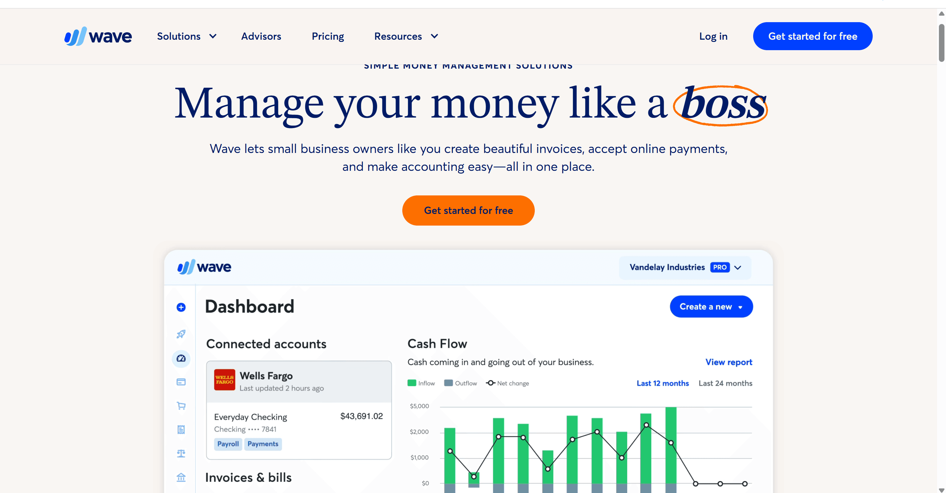 freelance invoice template wave