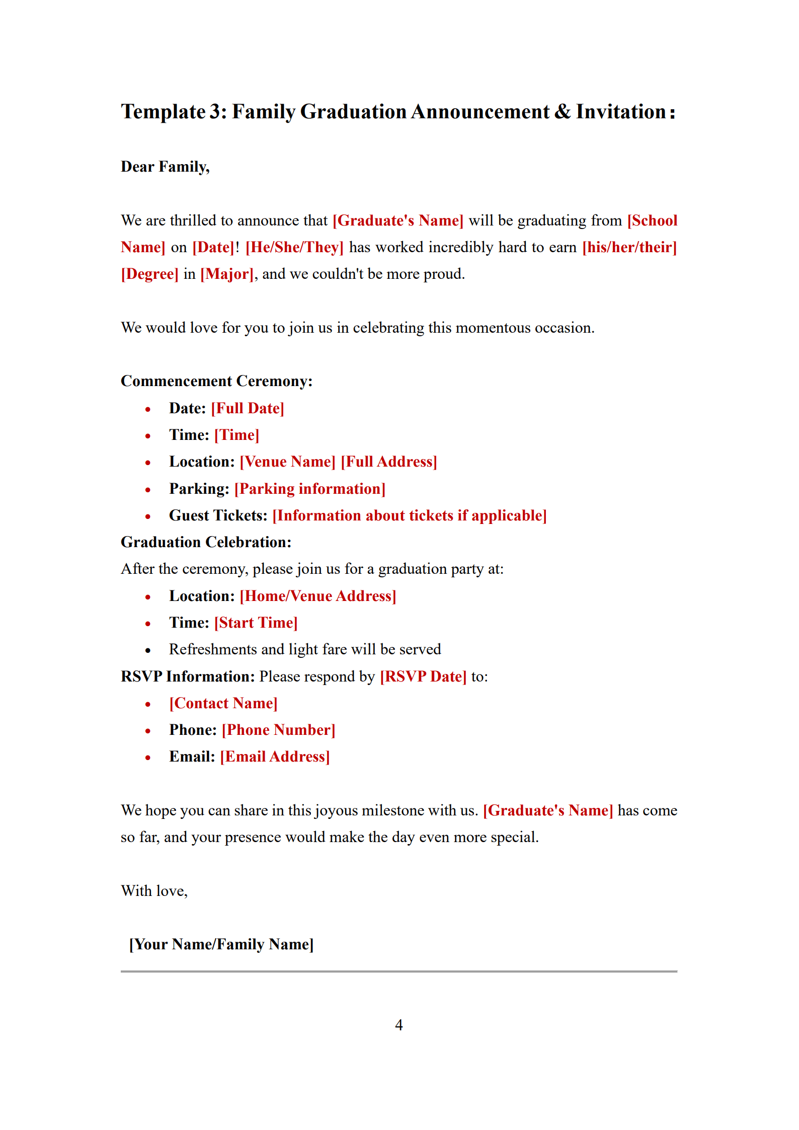 Graduation Invitation Letter Templates_4