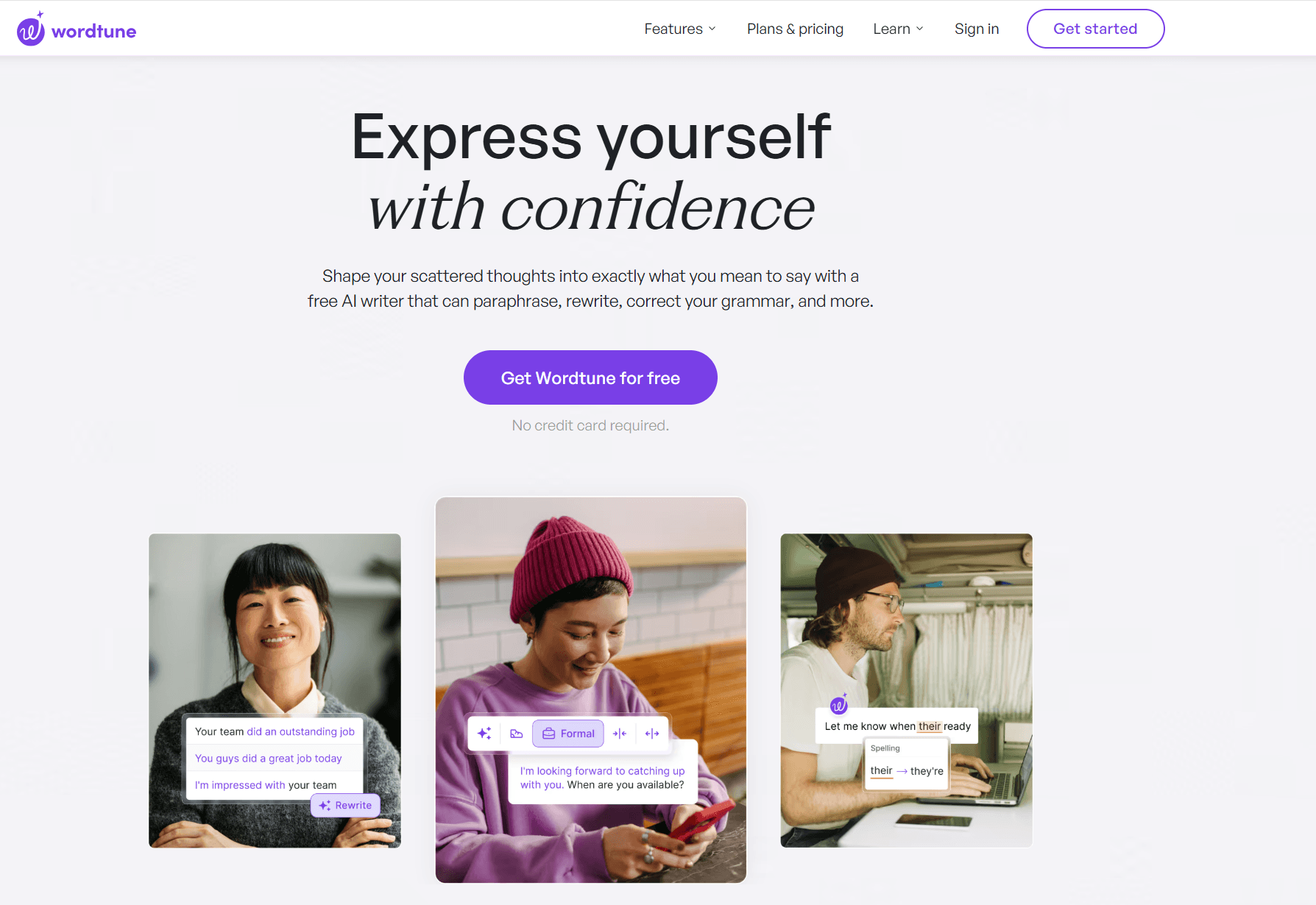 grammarly alternative wordtune ui