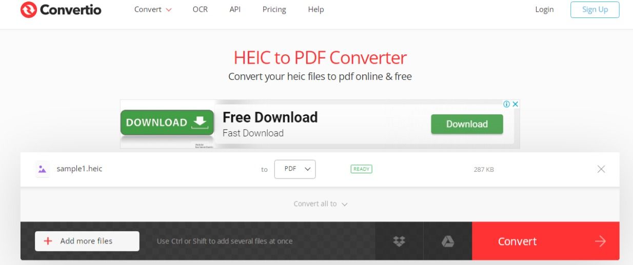 heic to pdf free