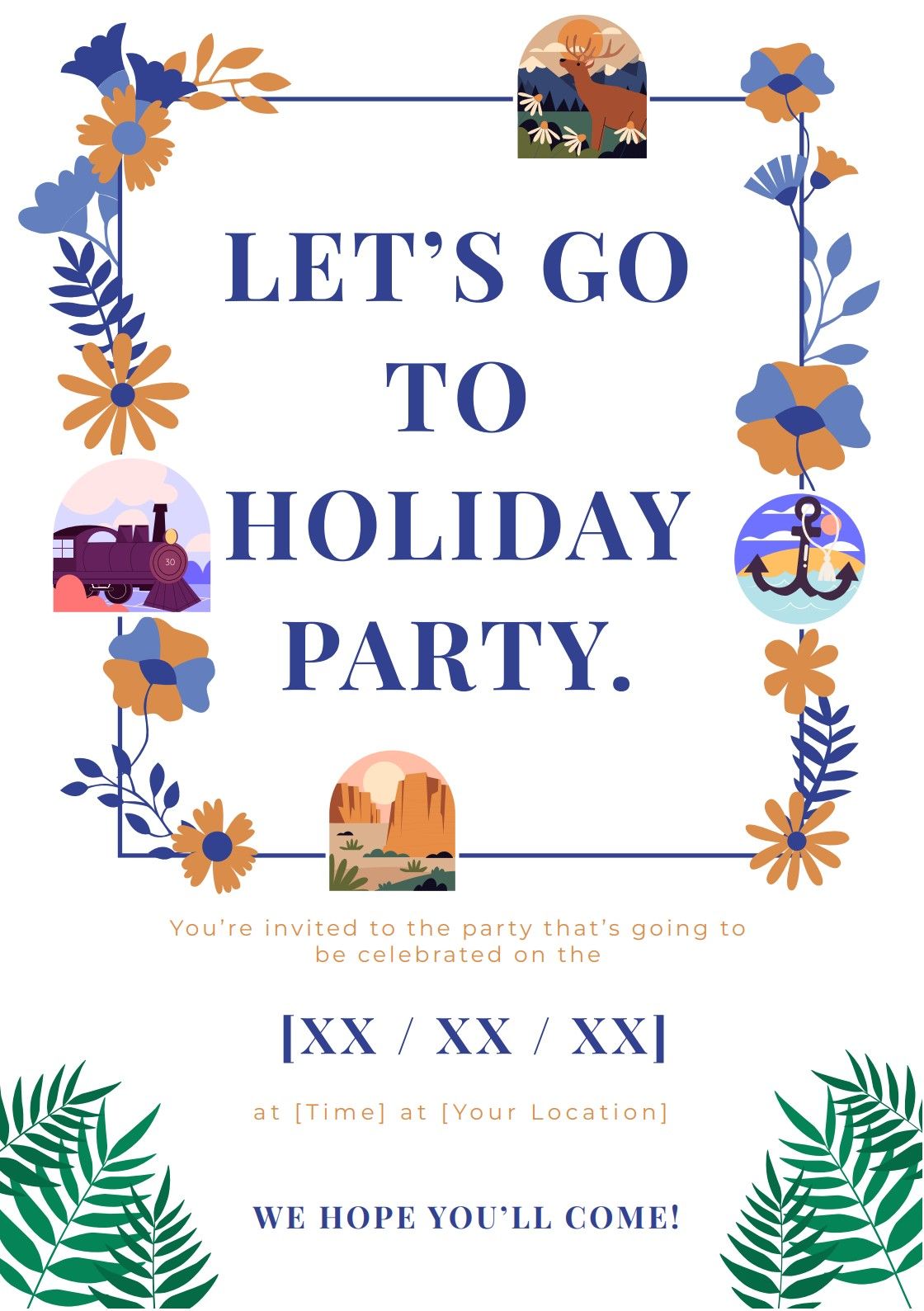 holiday party invitation