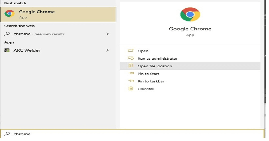 Webseite in PDF Chrome