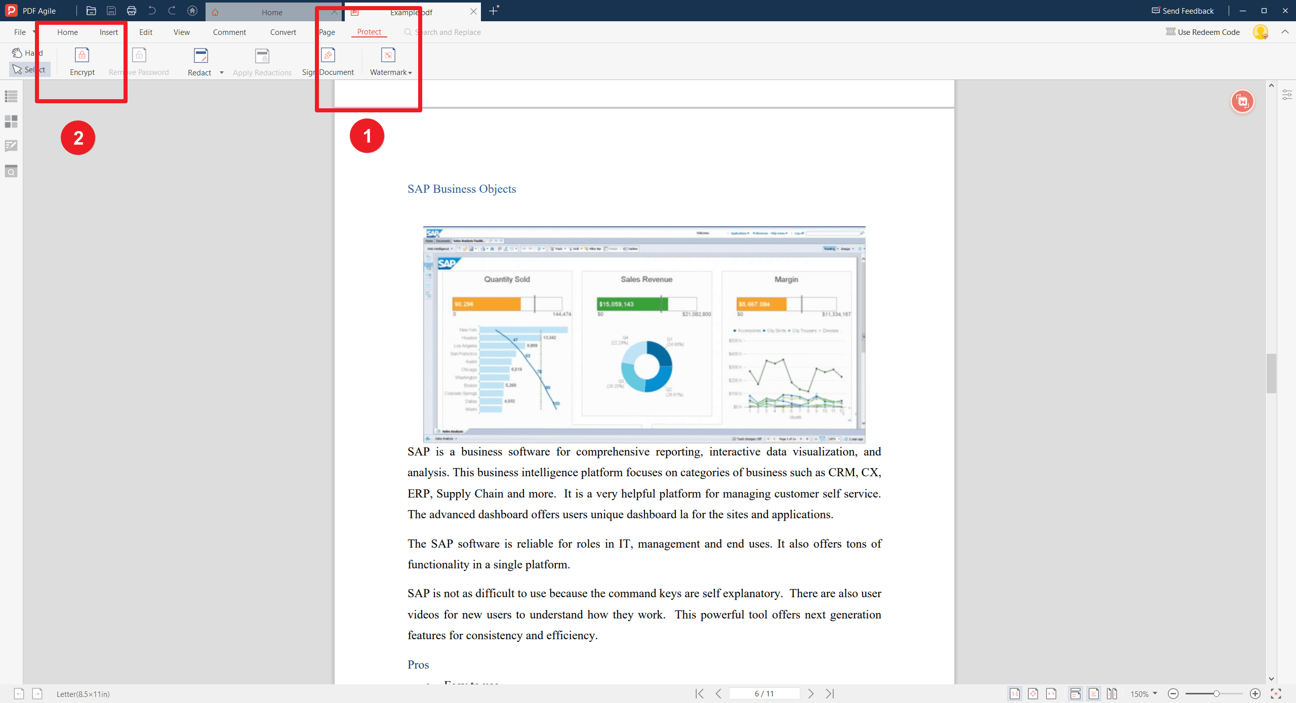 Method 1: Using a PDF Editor(Take PDF Agile as Example)