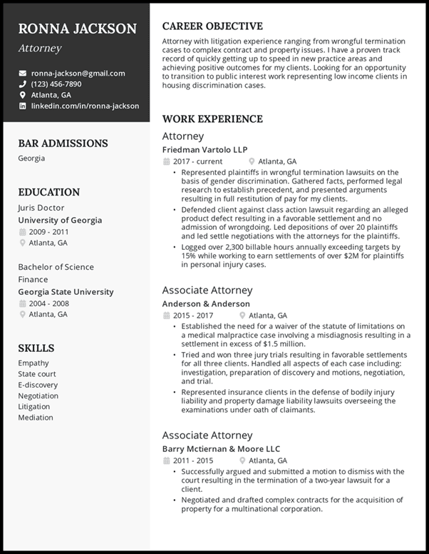 Lawyer Resume Know The Relevant Skills Fields Examples And Tips   Image 753e96264b 