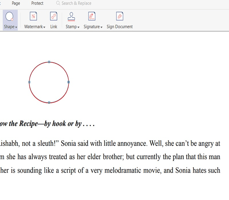 add circles to pdf step 3