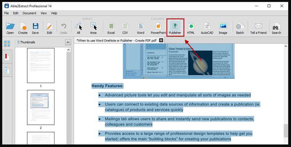 convert to web page to pdf