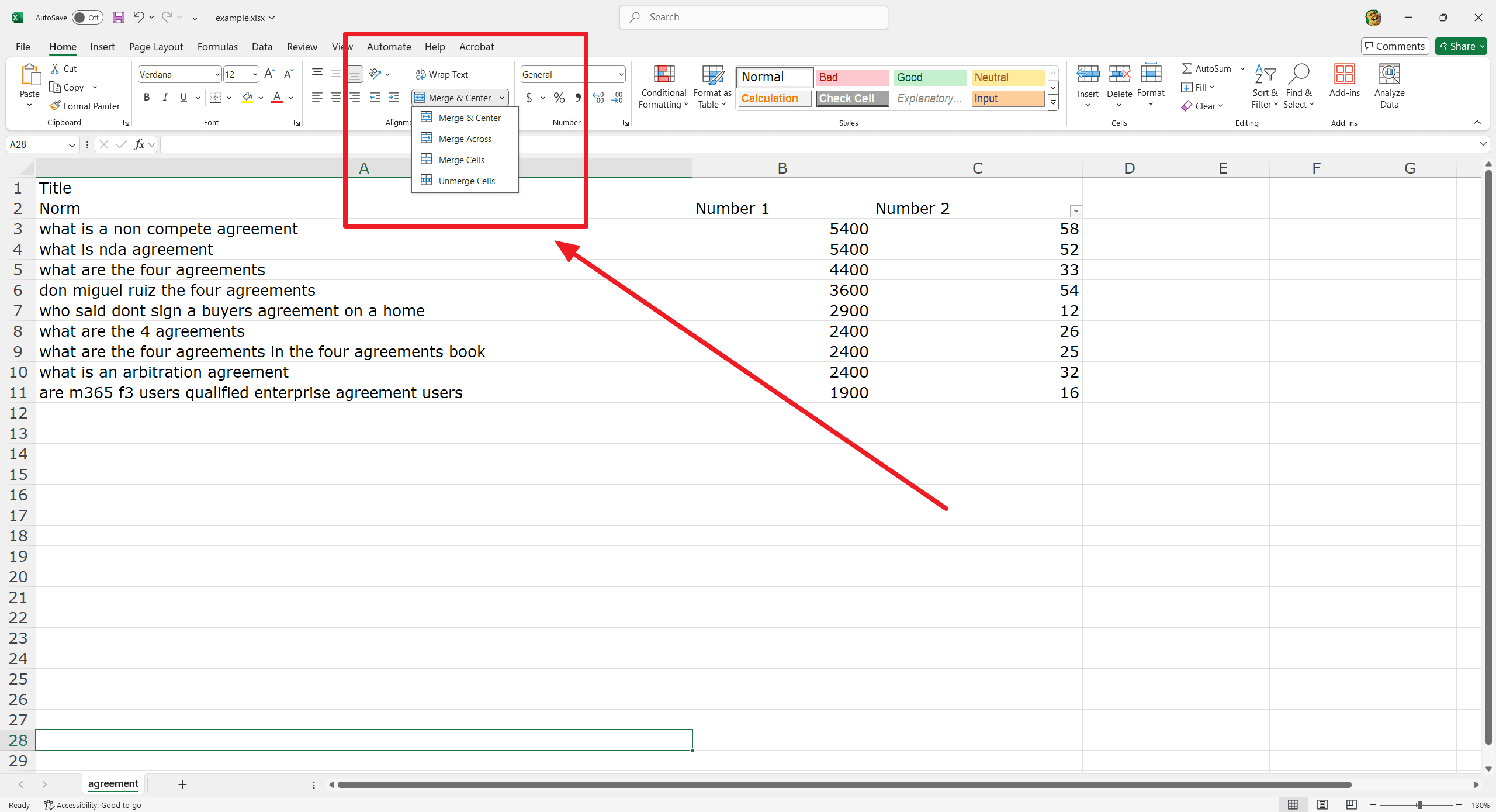 How to Merge Cells in Excel in Windows？