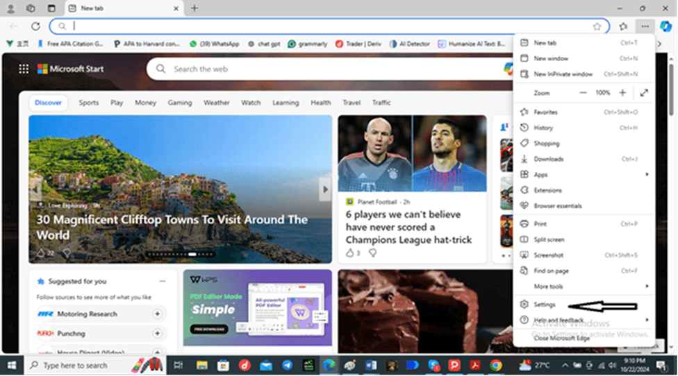 Step 1. Open the Microsoft Edge browser on your computer.