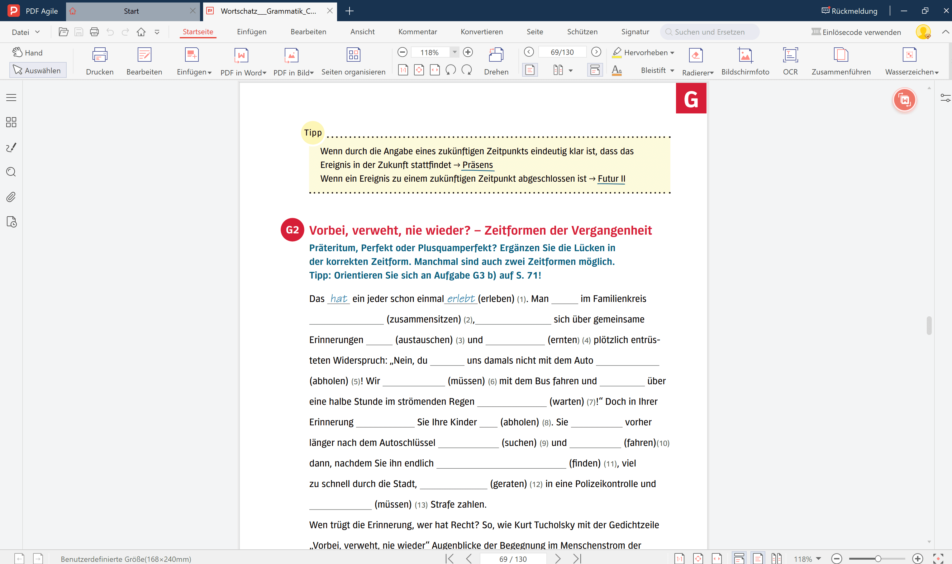 1. Öffne deine PDF