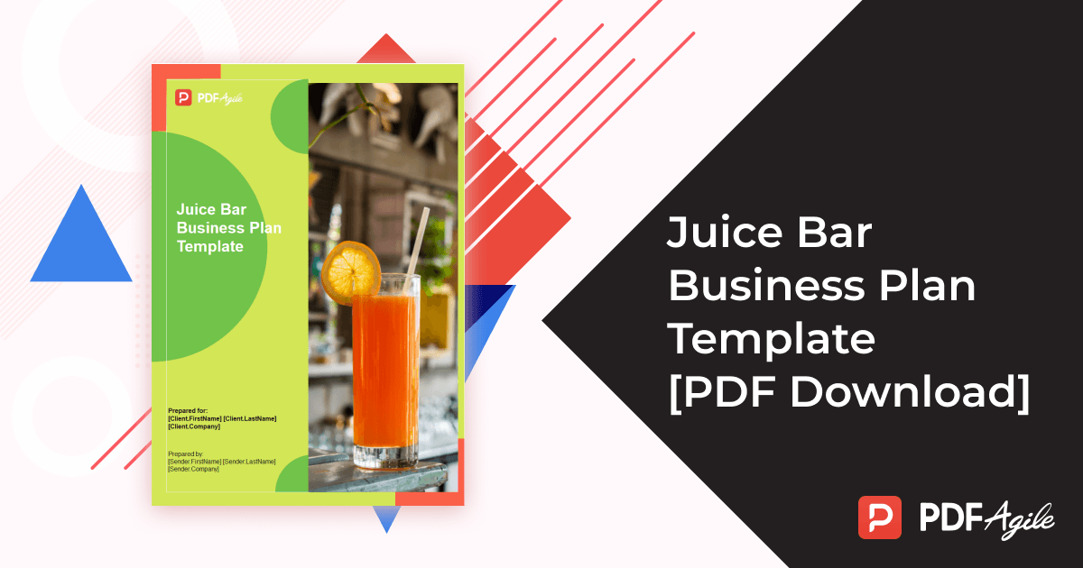 juice bar business plan pdf