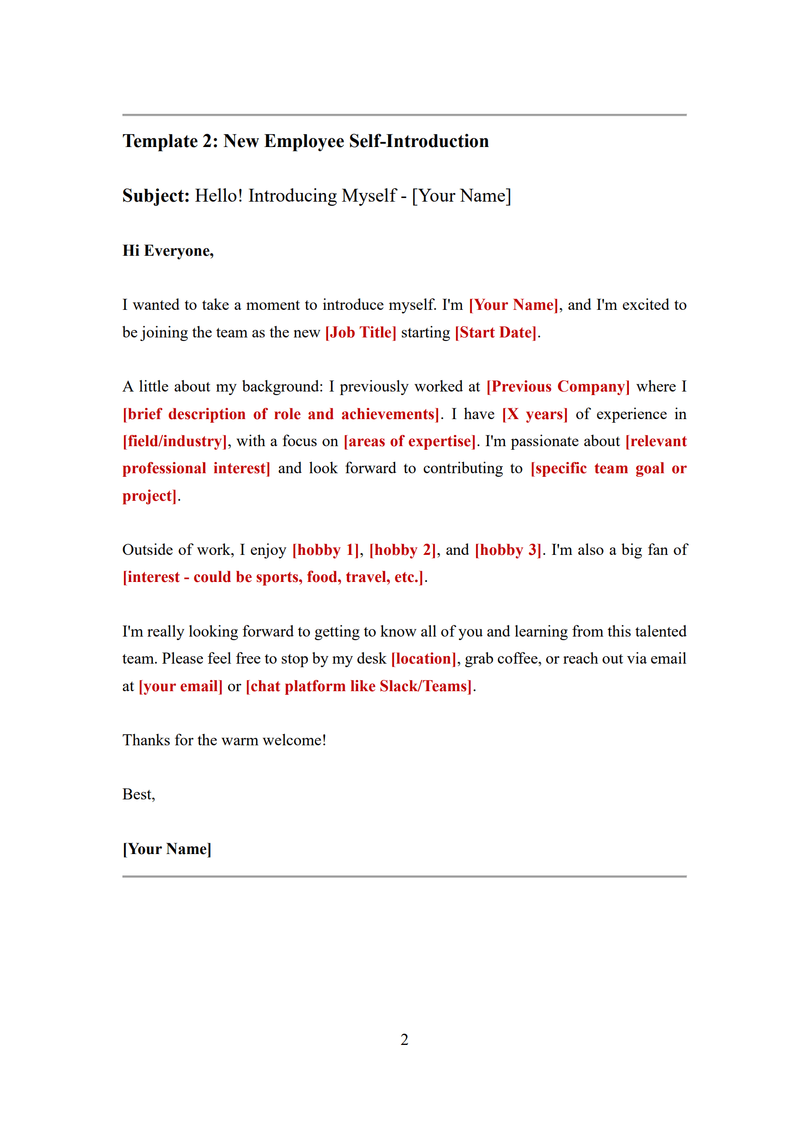 New Employee Introduction Email Template_2