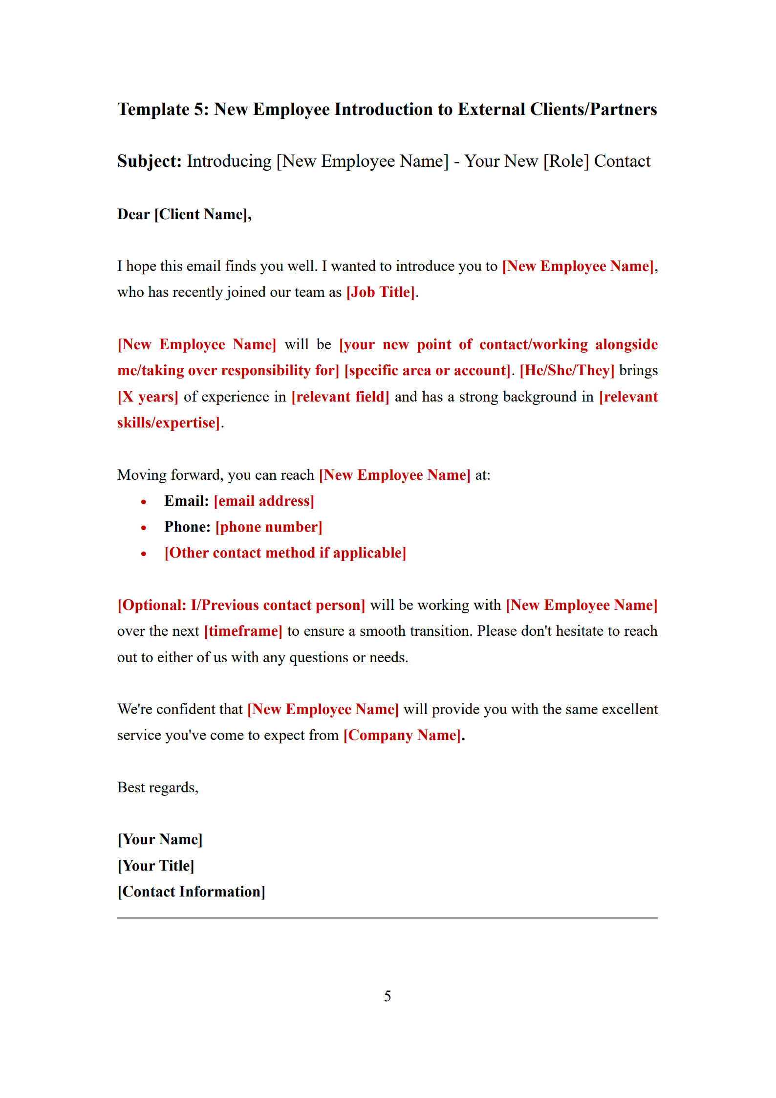 New Employee Introduction Email Template_5
