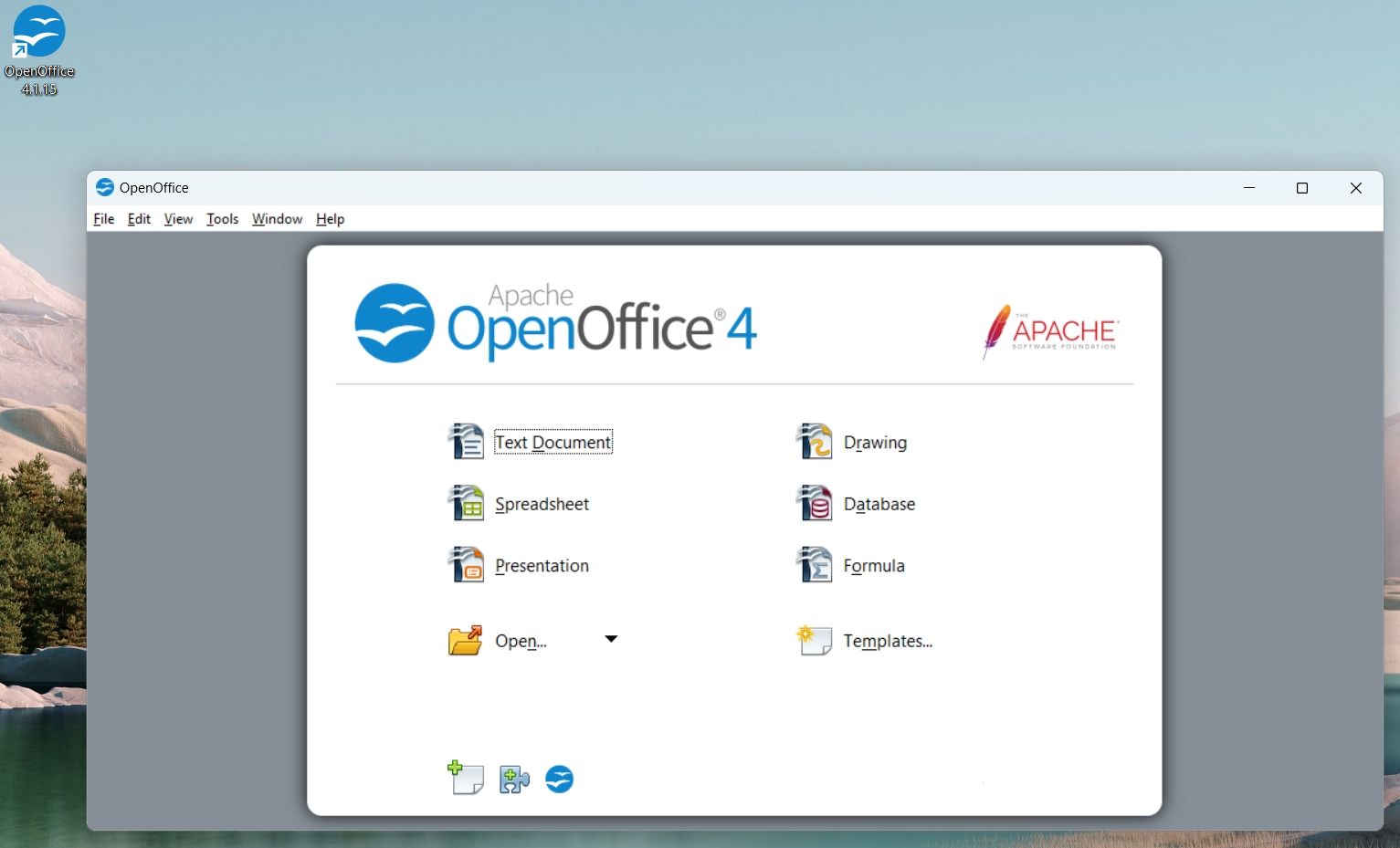 open openoffice