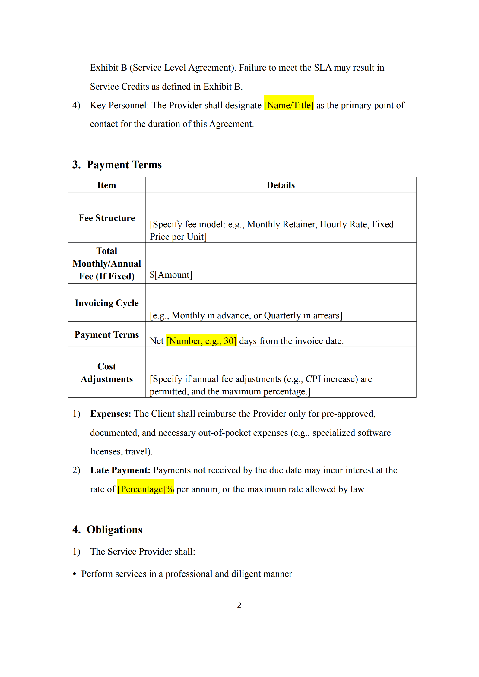 outsourcing contract 2