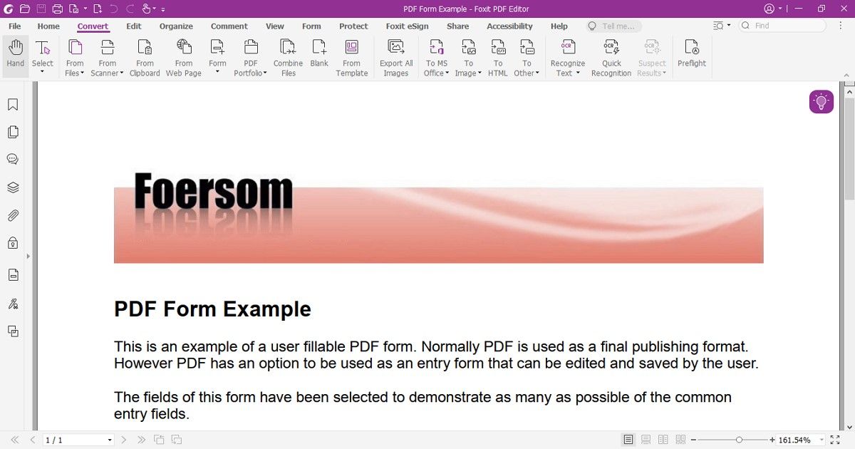 Foxit PDF Editor for Windows 