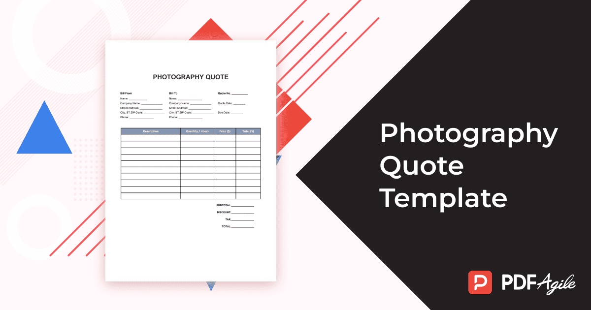photography quote template