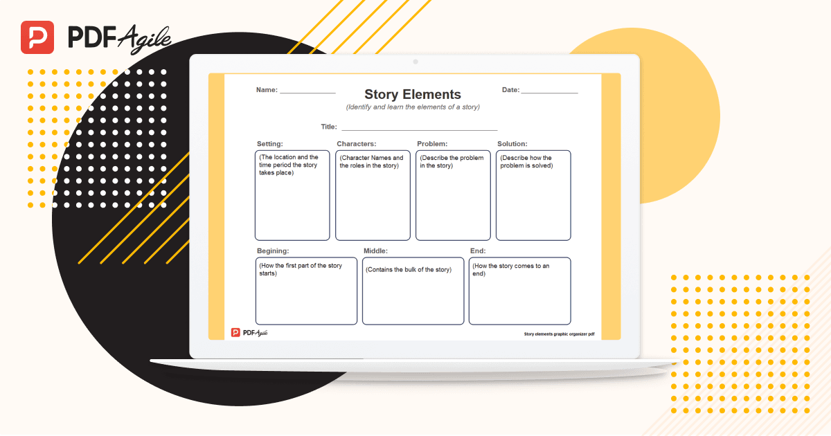 Story Elements Graphic Organizer PDF PDF Agile