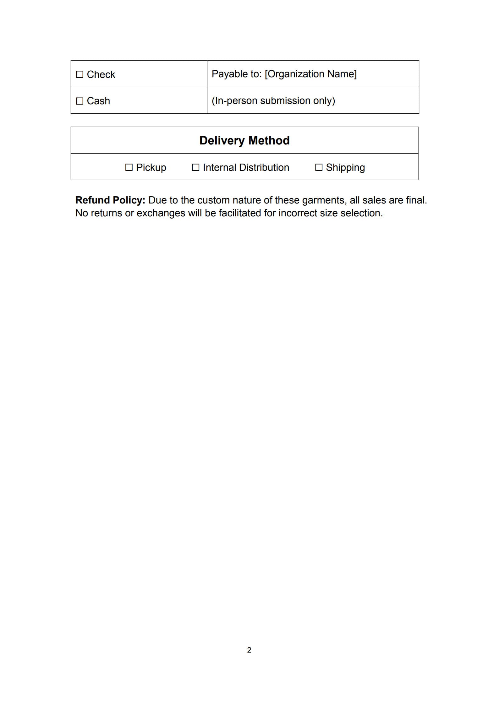 t shirt order form 2