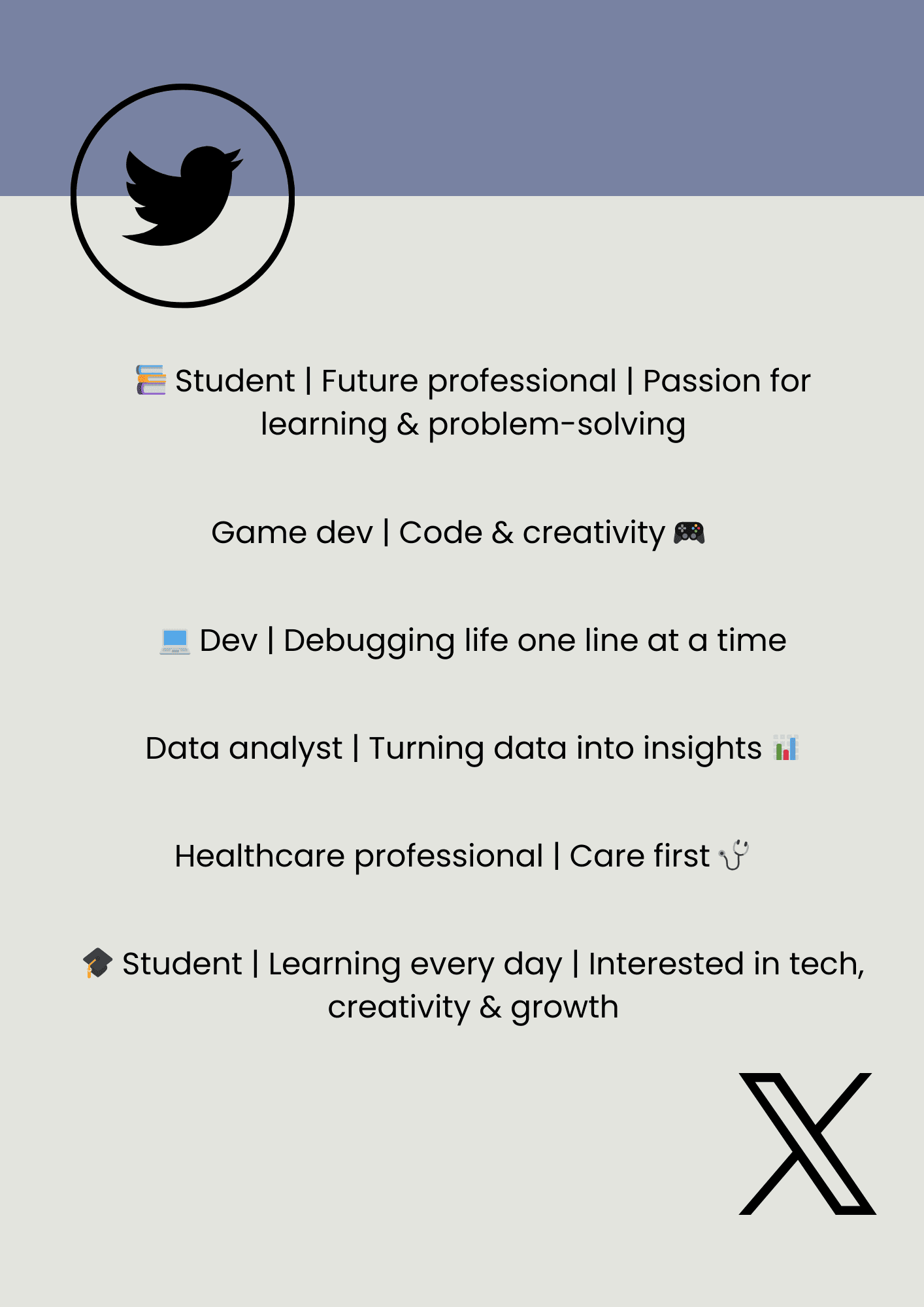twitter bio examples
